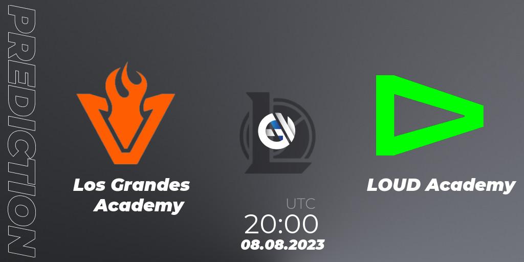 Los Grandes Academy vs LOUD Academy: Betting TIp, Match Prediction. 08.08.2023 at 20:00. LoL, CBLOL Academy Split 2 2023 - Group Stage