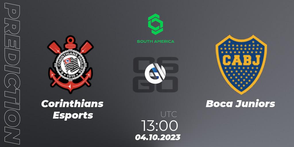 Corinthians Esports vs Boca Juniors: Betting TIp, Match Prediction. 04.10.23. CS2 (CS:GO), CCT South America Series #12