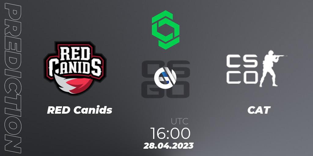 RED Canids vs CAT: Betting TIp, Match Prediction. 28.04.2023 at 16:00. Counter-Strike (CS2), CCT South America Series #7