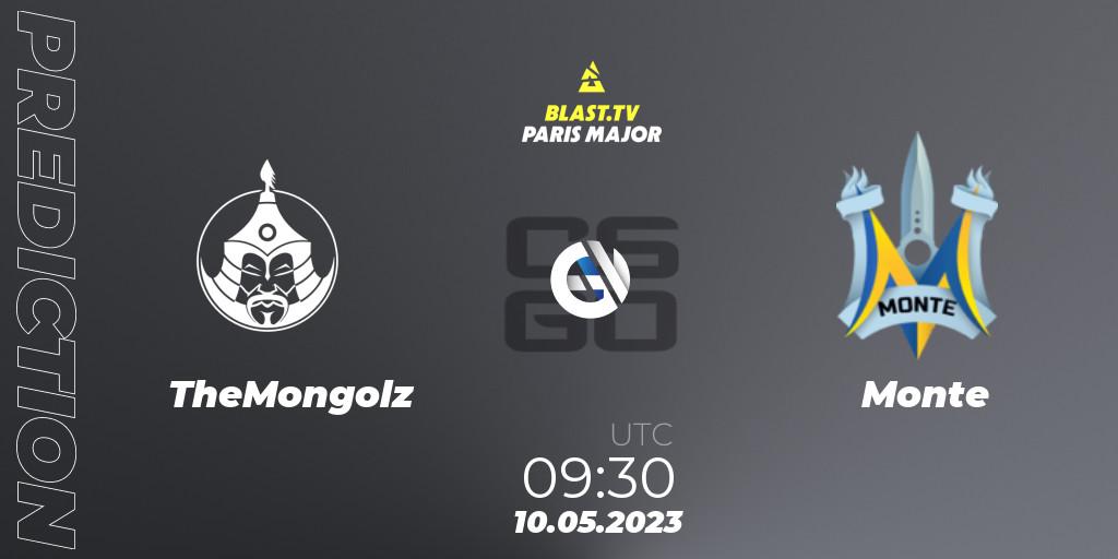 TheMongolz vs Monte: Betting TIp, Match Prediction. 10.05.23. CS2 (CS:GO), BLAST Paris Major 2023 Challengers Stage
