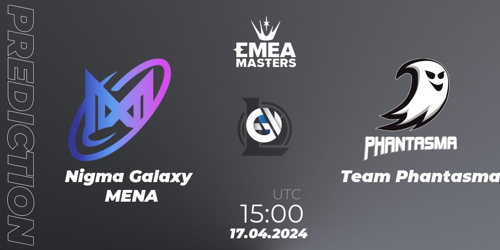 Nigma Galaxy MENA vs Team Phantasma: Betting TIp, Match Prediction. 17.04.24. LoL, EMEA Masters Spring 2024 - Play-In