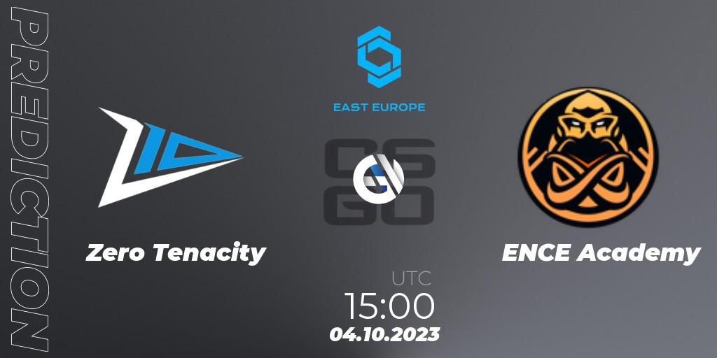 Zero Tenacity vs ENCE Academy: Betting TIp, Match Prediction. 04.10.23. CS2 (CS:GO), CCT East Europe Series #3: Closed Qualifier