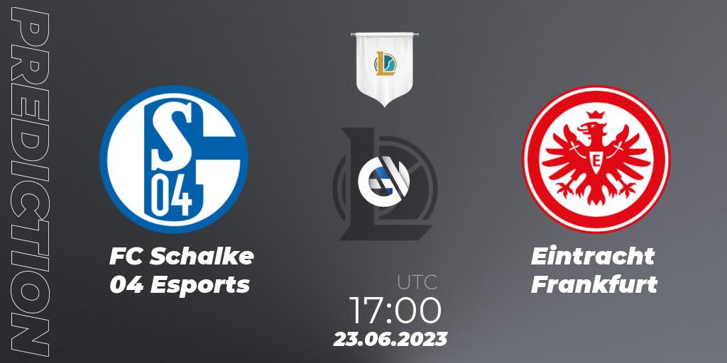 FC Schalke 04 Esports vs Eintracht Frankfurt: Betting TIp, Match Prediction. 23.06.23. LoL, Prime League Summer 2023 - Group Stage
