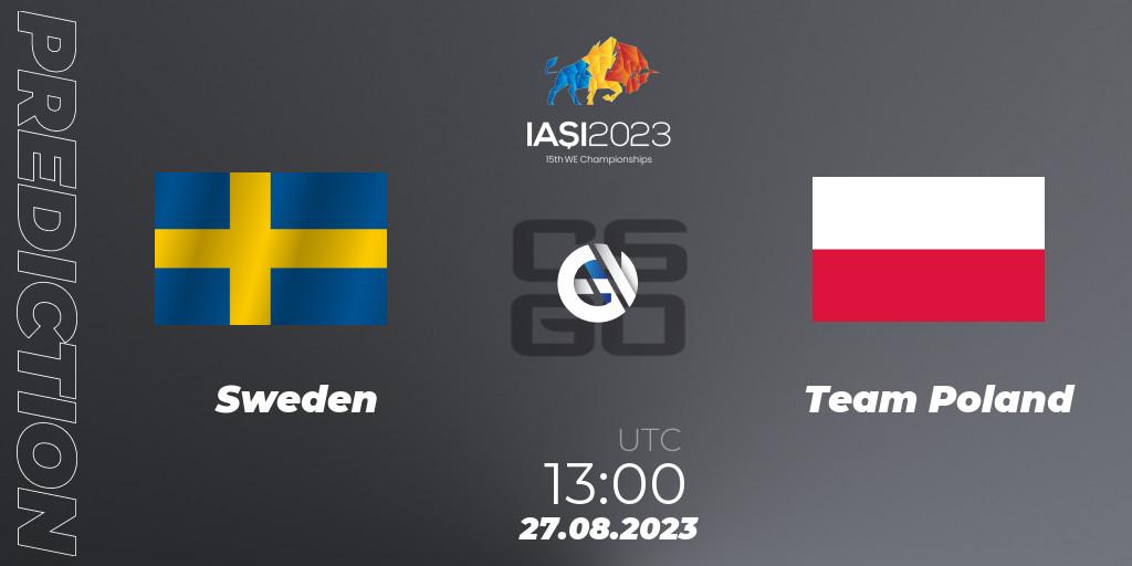 Sweden vs Team Poland: Betting TIp, Match Prediction. 27.08.23. CS2 (CS:GO), IESF World Esports Championship 2023