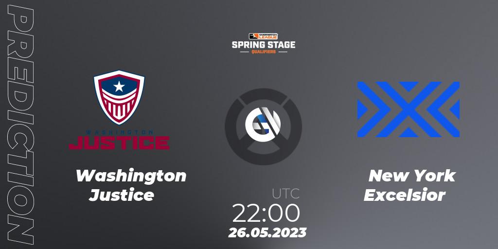 Washington Justice vs New York Excelsior: Betting TIp, Match Prediction. 26.05.23. Overwatch, OWL Stage Qualifiers Spring 2023 West