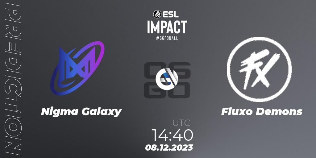 Nigma Galaxy vs Fluxo Demons: Betting TIp, Match Prediction. 08.12.23. CS2 (CS:GO), ESL Impact League Season 4