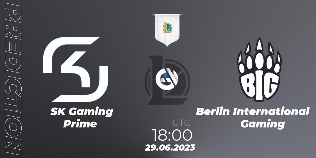 SK Gaming Prime vs Berlin International Gaming: Betting TIp, Match Prediction. 29.06.23. LoL, Prime League Summer 2023 - Group Stage