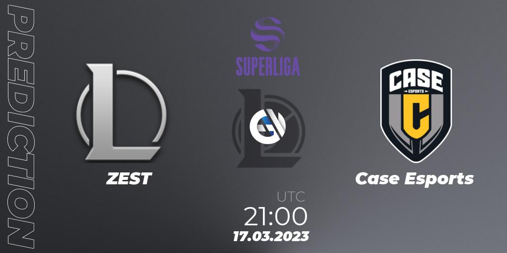 ZEST vs Case Esports: Betting TIp, Match Prediction. 17.03.2023 at 21:00. LoL, LVP Superliga 2nd Division Spring 2023 - Group Stage