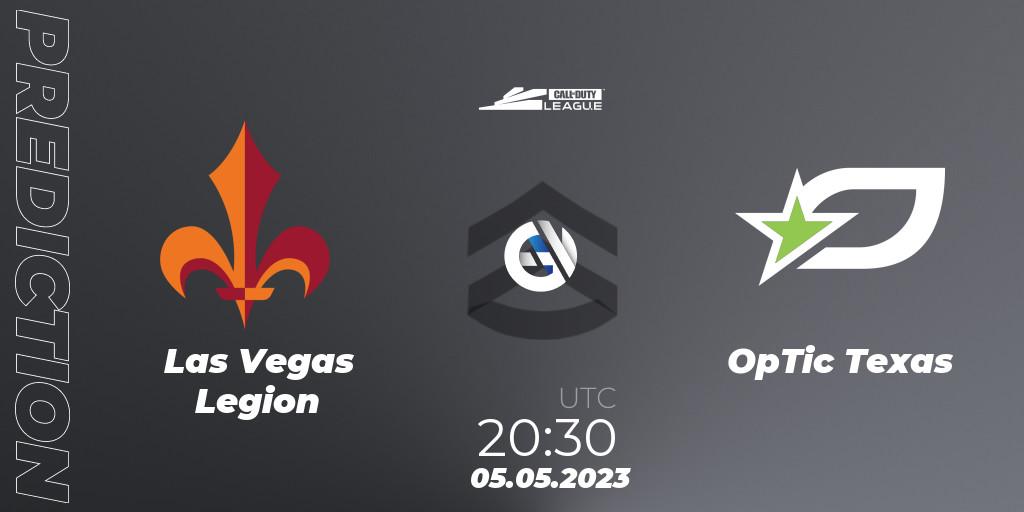 Las Vegas Legion vs OpTic Texas: Betting TIp, Match Prediction. 05.05.23. Call of Duty, Call of Duty League 2023: Stage 5 Major Qualifiers