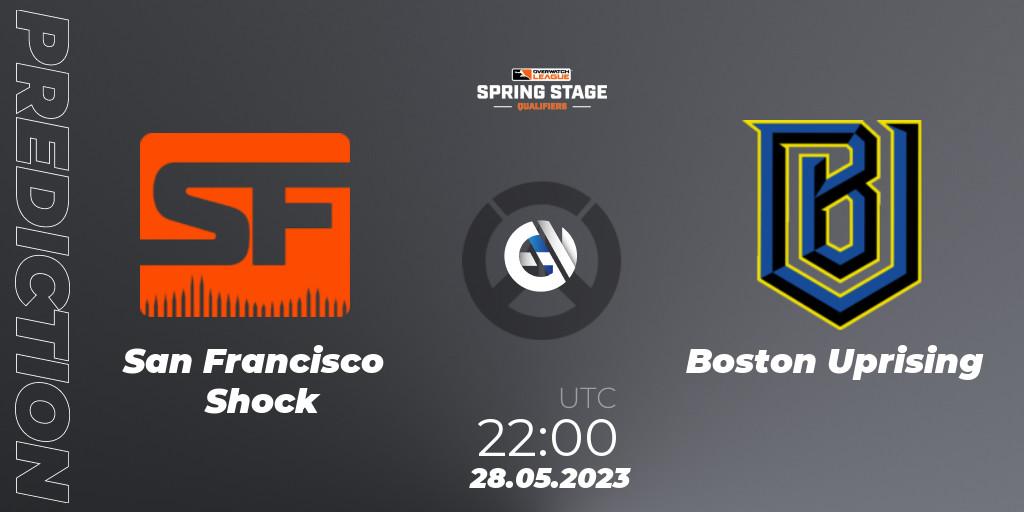 San Francisco Shock vs Boston Uprising: Betting TIp, Match Prediction. 28.05.23. Overwatch, OWL Stage Qualifiers Spring 2023 West