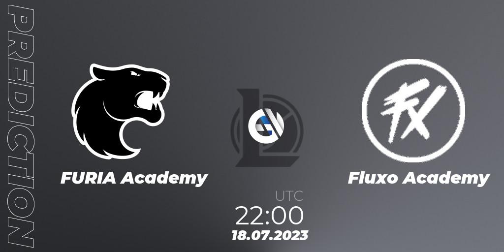 FURIA Academy vs Fluxo Academy: Betting TIp, Match Prediction. 18.07.2023 at 22:00. LoL, CBLOL Academy Split 2 2023 - Group Stage