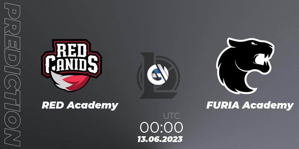 RED Academy vs FURIA Academy: Betting TIp, Match Prediction. 13.06.23. LoL, CBLOL Academy Split 2 2023 - Group Stage