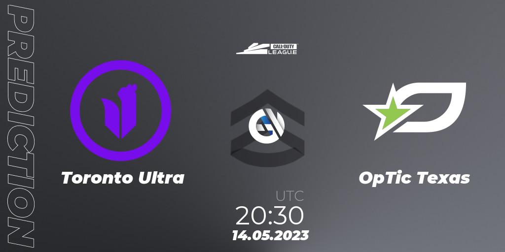 Toronto Ultra vs OpTic Texas: Betting TIp, Match Prediction. 14.05.2023 at 20:30. Call of Duty, Call of Duty League 2023: Stage 5 Major Qualifiers