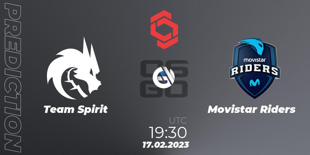 Team Spirit vs Movistar Riders: Betting TIp, Match Prediction. 17.02.23. CS2 (CS:GO), CCT Central Europe Series Finals #1