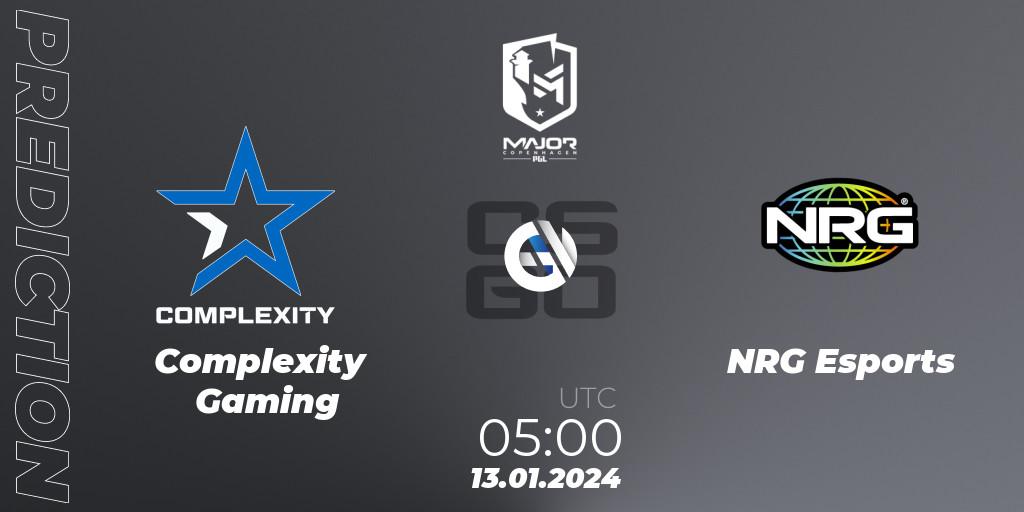 Complexity Gaming vs NRG Esports: Betting TIp, Match Prediction. 13.01.24. CS2 (CS:GO), PGL CS2 Major Copenhagen 2024 North America RMR Closed Qualifier