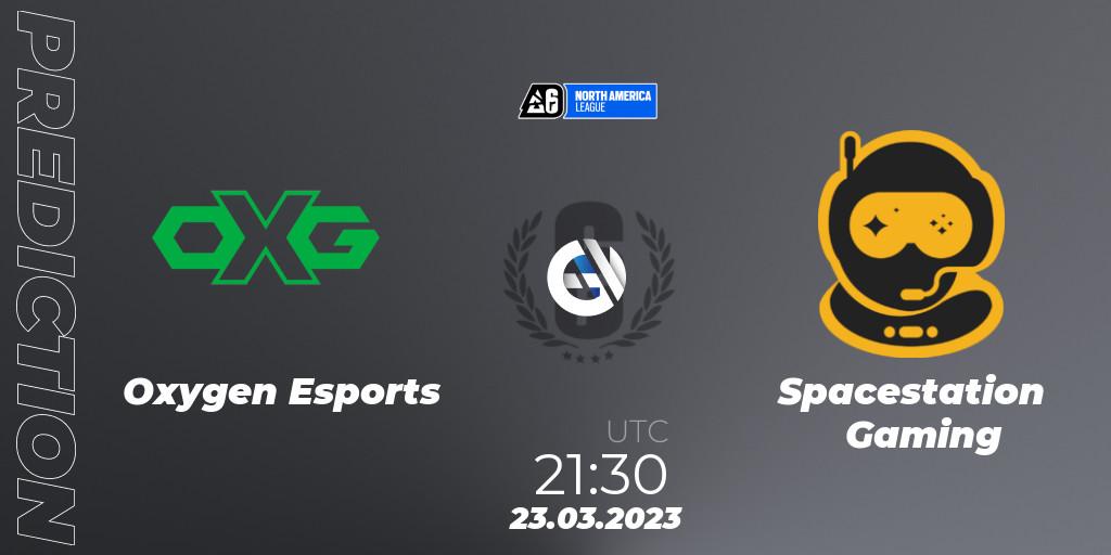 Oxygen Esports vs Spacestation Gaming: Betting TIp, Match Prediction. 23.03.2023 at 21:30. Rainbow Six, North America League 2023 - Stage 1