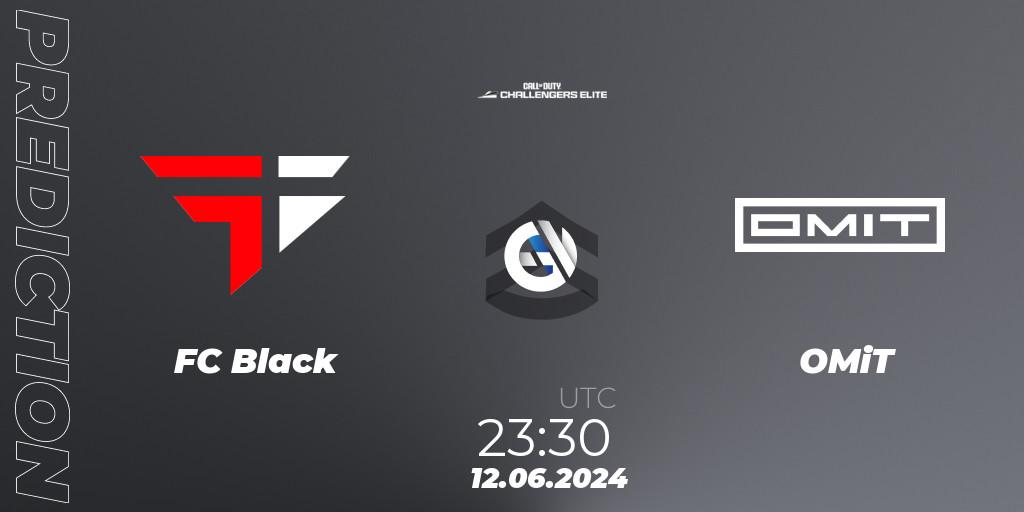 FC Black vs OMiT: Betting TIp, Match Prediction. 12.06.2024 at 22:30. Call of Duty, Call of Duty Challengers 2024 - Elite 3: NA