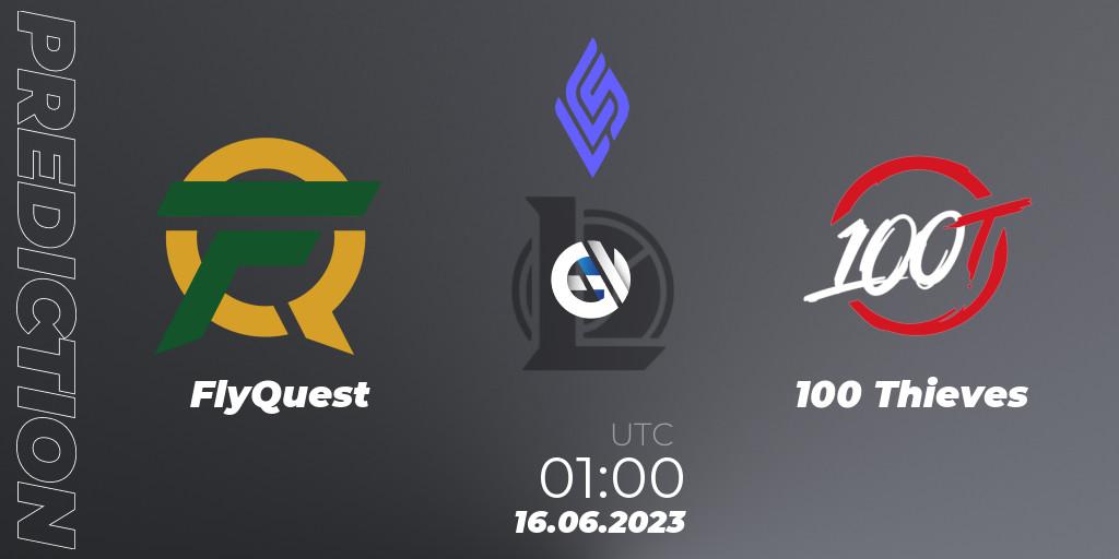 FlyQuest vs 100 Thieves: Betting TIp, Match Prediction. 15.06.23. LoL, LCS Summer 2023 - Group Stage