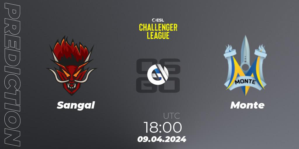 Sangal vs Monte: Betting TIp, Match Prediction. 12.04.24. CS2 (CS:GO), ESL Challenger League Season 47: Europe