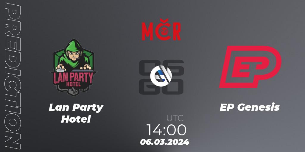 Lan Party Hotel vs EP Genesis: Betting TIp, Match Prediction. 06.03.24. CS2 (CS:GO), Tipsport Cup Winter 2024: Online Stage
