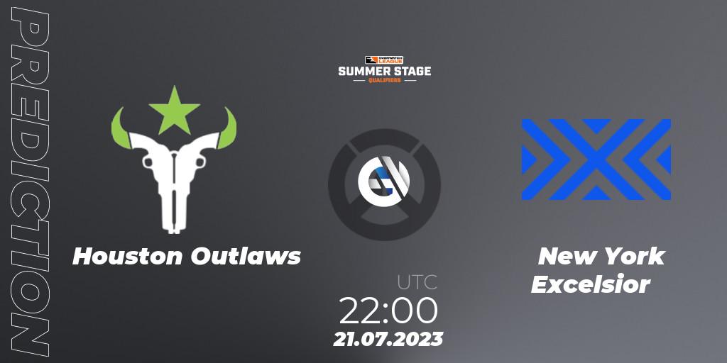Houston Outlaws vs New York Excelsior: Betting TIp, Match Prediction. 21.07.23. Overwatch, Overwatch League 2023 - Summer Stage Qualifiers