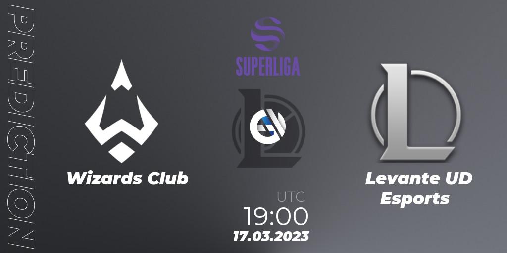 Wizards Club vs Levante UD Esports: Betting TIp, Match Prediction. 17.03.2023 at 19:00. LoL, LVP Superliga 2nd Division Spring 2023 - Group Stage