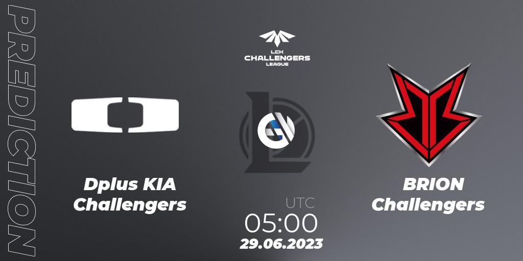 Dplus KIA Challengers vs BRION Challengers: Betting TIp, Match Prediction. 29.06.23. LoL, LCK Challengers League 2023 Summer - Group Stage
