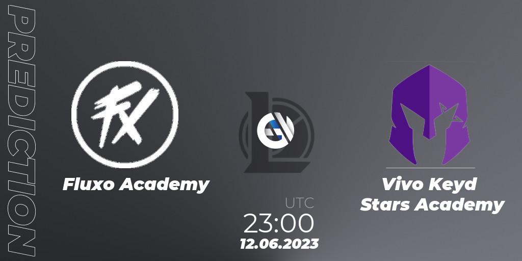 Fluxo Academy vs Vivo Keyd Stars Academy: Betting TIp, Match Prediction. 12.06.23. LoL, CBLOL Academy Split 2 2023 - Group Stage