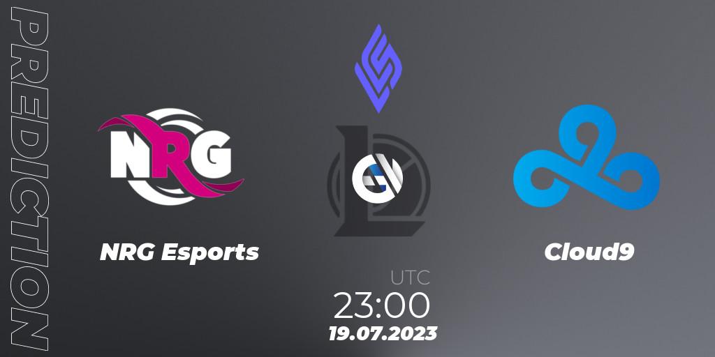 NRG Esports vs Cloud9: Betting TIp, Match Prediction. 20.07.23. LoL, LCS Summer 2023 - Group Stage