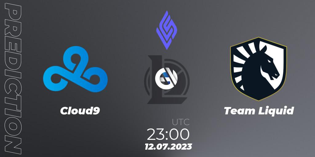 Cloud9 vs Team Liquid: Betting TIp, Match Prediction. 13.07.23. LoL, LCS Summer 2023 - Group Stage