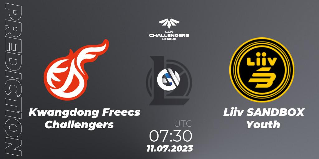 Kwangdong Freecs Challengers vs Liiv SANDBOX Youth: Betting TIp, Match Prediction. 11.07.23. LoL, LCK Challengers League 2023 Summer - Group Stage