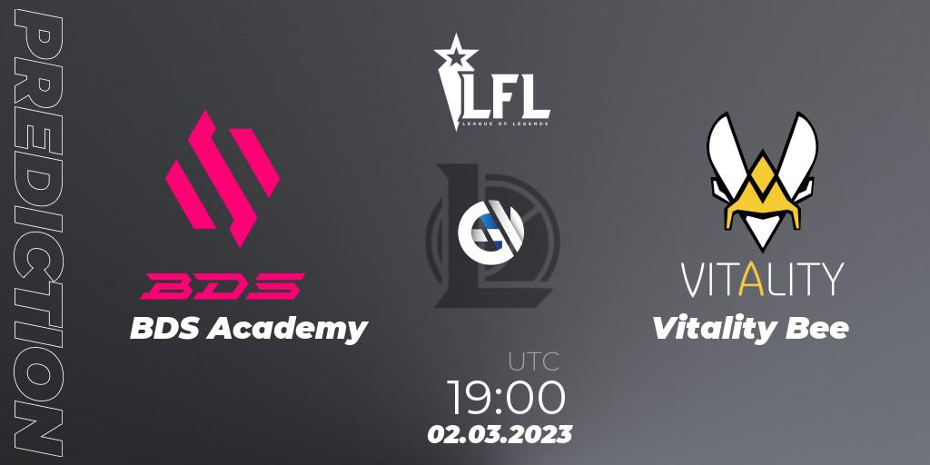 BDS Academy vs Vitality Bee: Betting TIp, Match Prediction. 02.03.23. LoL, LFL Spring 2023 - Group Stage
