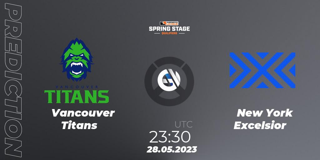 Vancouver Titans vs New York Excelsior: Betting TIp, Match Prediction. 28.05.23. Overwatch, OWL Stage Qualifiers Spring 2023 West