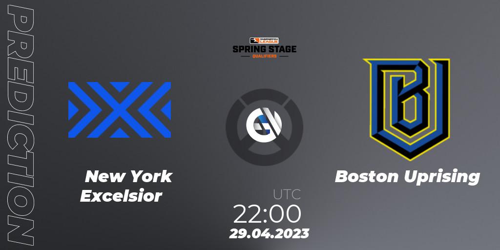 New York Excelsior vs Boston Uprising: Betting TIp, Match Prediction. 29.04.23. Overwatch, OWL Stage Qualifiers Spring 2023 West