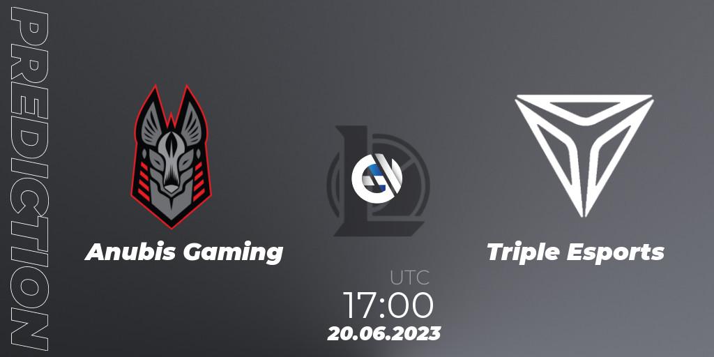 Anubis Gaming vs Triple Esports: Betting TIp, Match Prediction. 20.06.23. LoL, Arabian League Summer 2023 - Group Stage