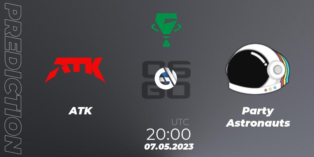 ATK vs Party Astronauts: Betting TIp, Match Prediction. 07.05.2023 at 20:00. Counter-Strike (CS2), ESEA Cash Cup Circuit Season 1 Cup 6 North America