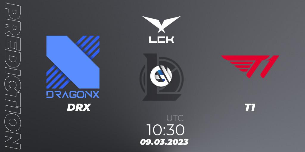 DRX vs T1: Betting TIp, Match Prediction. 09.03.23. LoL, LCK Spring 2023 - Group Stage