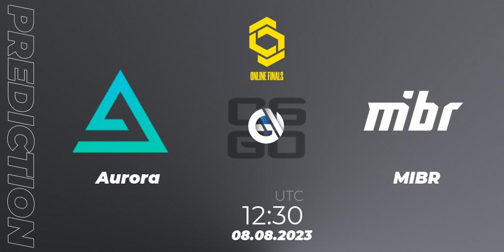Aurora vs MIBR: Betting TIp, Match Prediction. 08.08.2023 at 13:50. Counter-Strike (CS2), CCT 2023 Online Finals 2