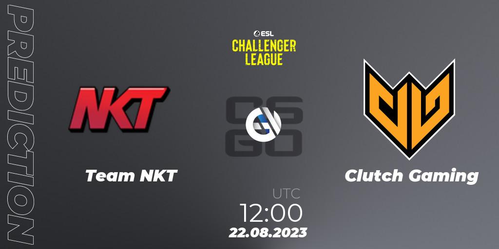 Team NKT vs Clutch Gaming: Betting TIp, Match Prediction. 22.08.2023 at 12:00. Counter-Strike (CS2), ESL Challenger League Season 46: Asia-Pacific