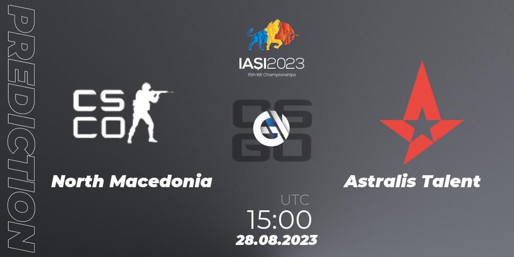 North Macedonia vs Astralis Talent: Betting TIp, Match Prediction. 28.08.2023 at 17:35. Counter-Strike (CS2), IESF World Esports Championship 2023