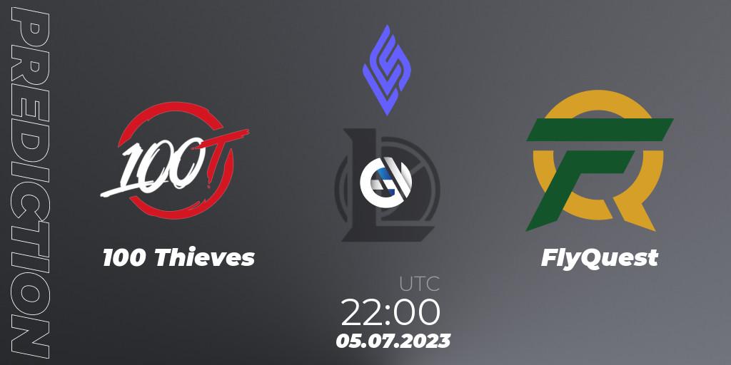 100 Thieves vs FlyQuest: Betting TIp, Match Prediction. 05.07.23. LoL, LCS Summer 2023 - Group Stage