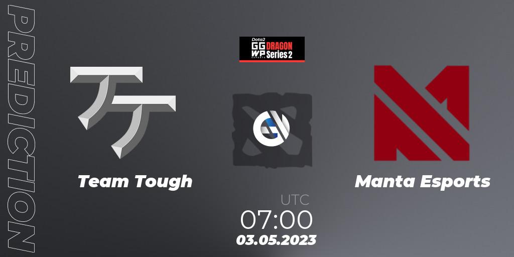 Team Tough vs Manta Esports: Betting TIp, Match Prediction. 03.05.2023 at 07:10. Dota 2, GGWP Dragon Series 2