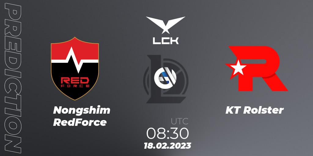 Nongshim RedForce vs KT Rolster: Betting TIp, Match Prediction. 18.02.23. LoL, LCK Spring 2023 - Group Stage