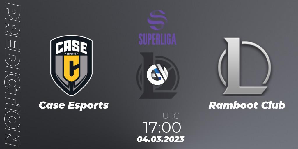 Case Esports vs Ramboot Club: Betting TIp, Match Prediction. 04.03.2023 at 17:00. LoL, LVP Superliga 2nd Division Spring 2023 - Group Stage