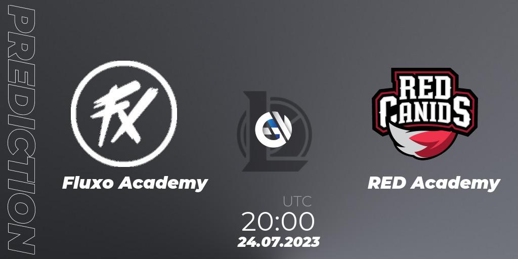 Fluxo Academy vs RED Academy: Betting TIp, Match Prediction. 24.07.2023 at 20:00. LoL, CBLOL Academy Split 2 2023 - Group Stage