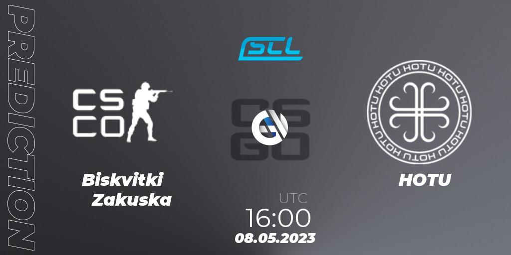 Biskvitki Zakuska vs HOTU: Betting TIp, Match Prediction. 08.05.23. CS2 (CS:GO), SCL Season 9
