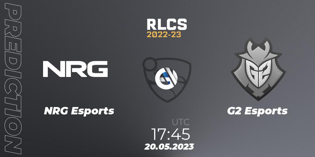 NRG Esports vs G2 Esports: Betting TIp, Match Prediction. 20.05.23. Rocket League, RLCS 2022-23 - Spring: North America Regional 2 - Spring Cup