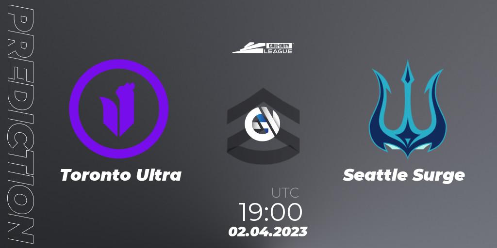 Toronto Ultra vs Seattle Surge: Betting TIp, Match Prediction. 02.04.2023 at 19:00. Call of Duty, Call of Duty League 2023: Stage 4 Major Qualifiers