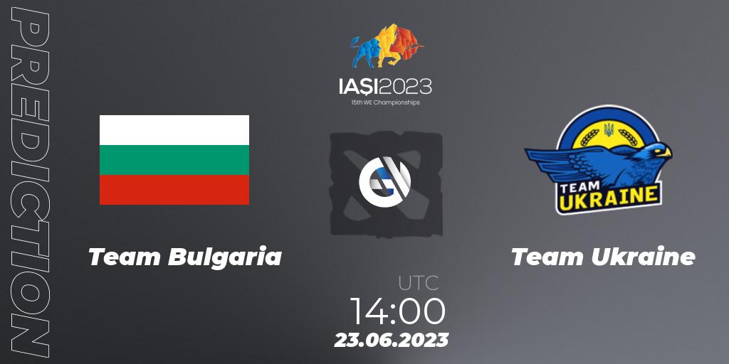 Team Bulgaria vs Team Ukraine: Betting TIp, Match Prediction. 23.06.23. Dota 2, IESF Europe B Qualifier 2023
