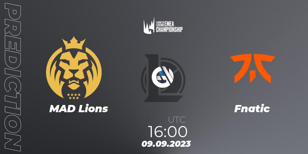 MAD Lions vs Fnatic: Betting TIp, Match Prediction. 09.09.23. LoL, LEC Finals 2023
